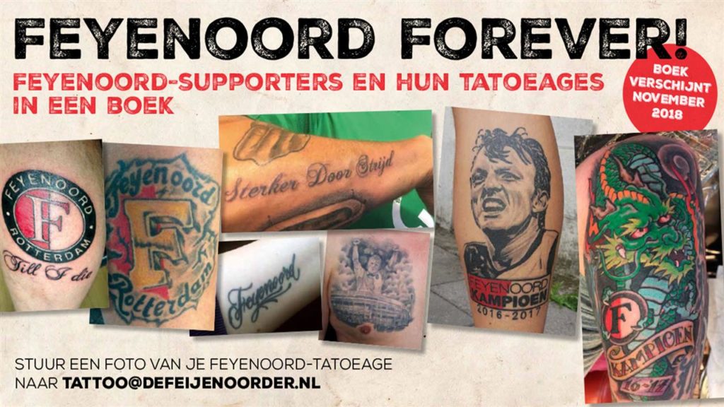 Rotterdammers Met Feyenoord Tattoo Gezocht Voor Boek OPEN Rotterdam