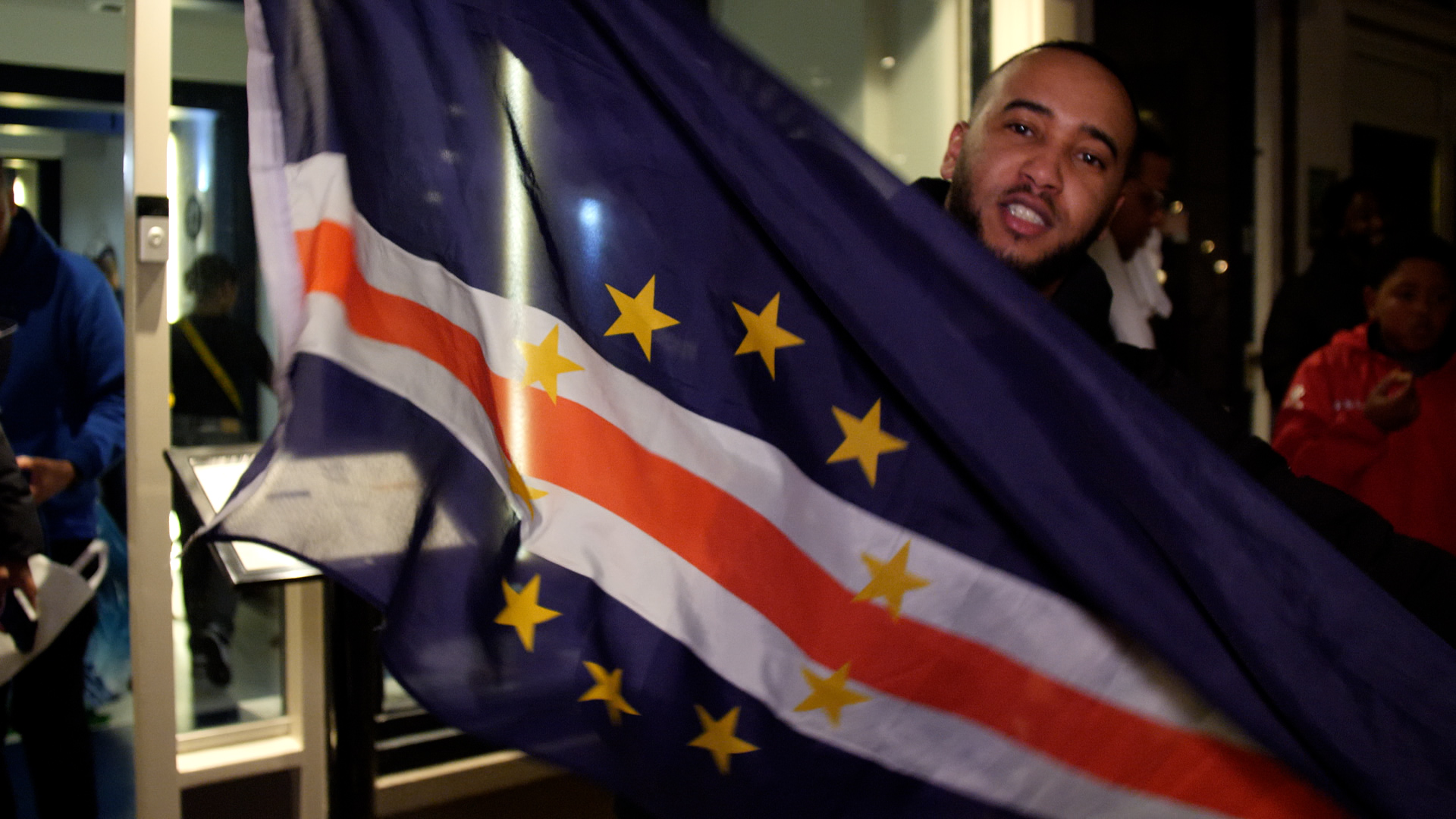 De Kaapverdiaanse gemeenschap viert overwinning