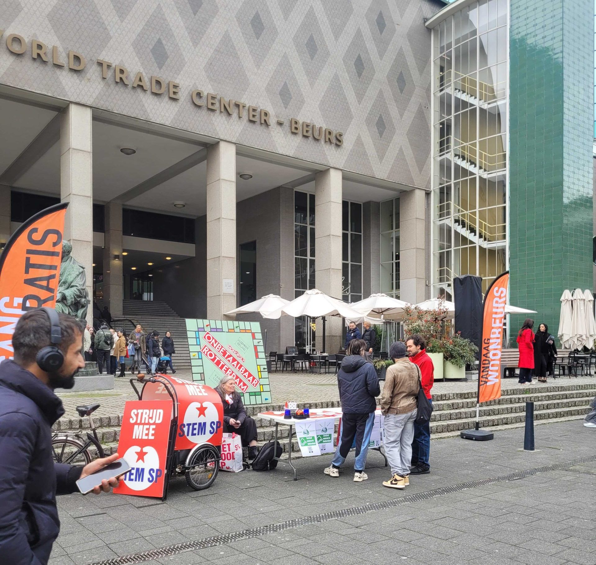 SP Rotterdam tegen Woonbeurs: ‘De strijd voor een betaalbaar Rotterdam gaat door’