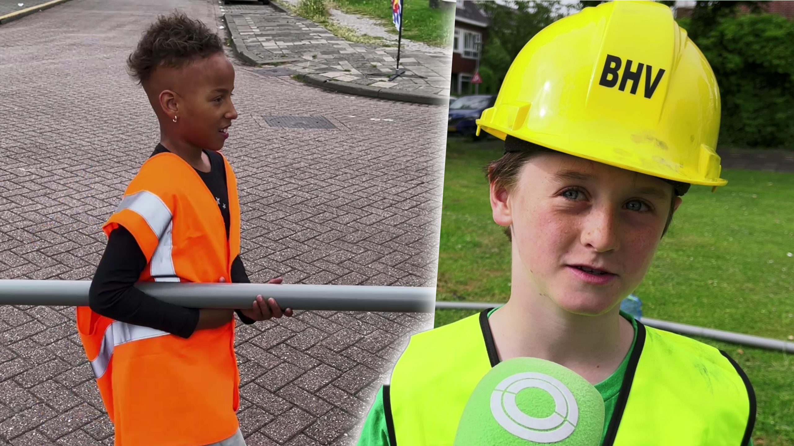 Wijkraad Oud-Charlois - Wielewaal maakt met wijkbewoners en kinderen enorm lange knikkerbaan