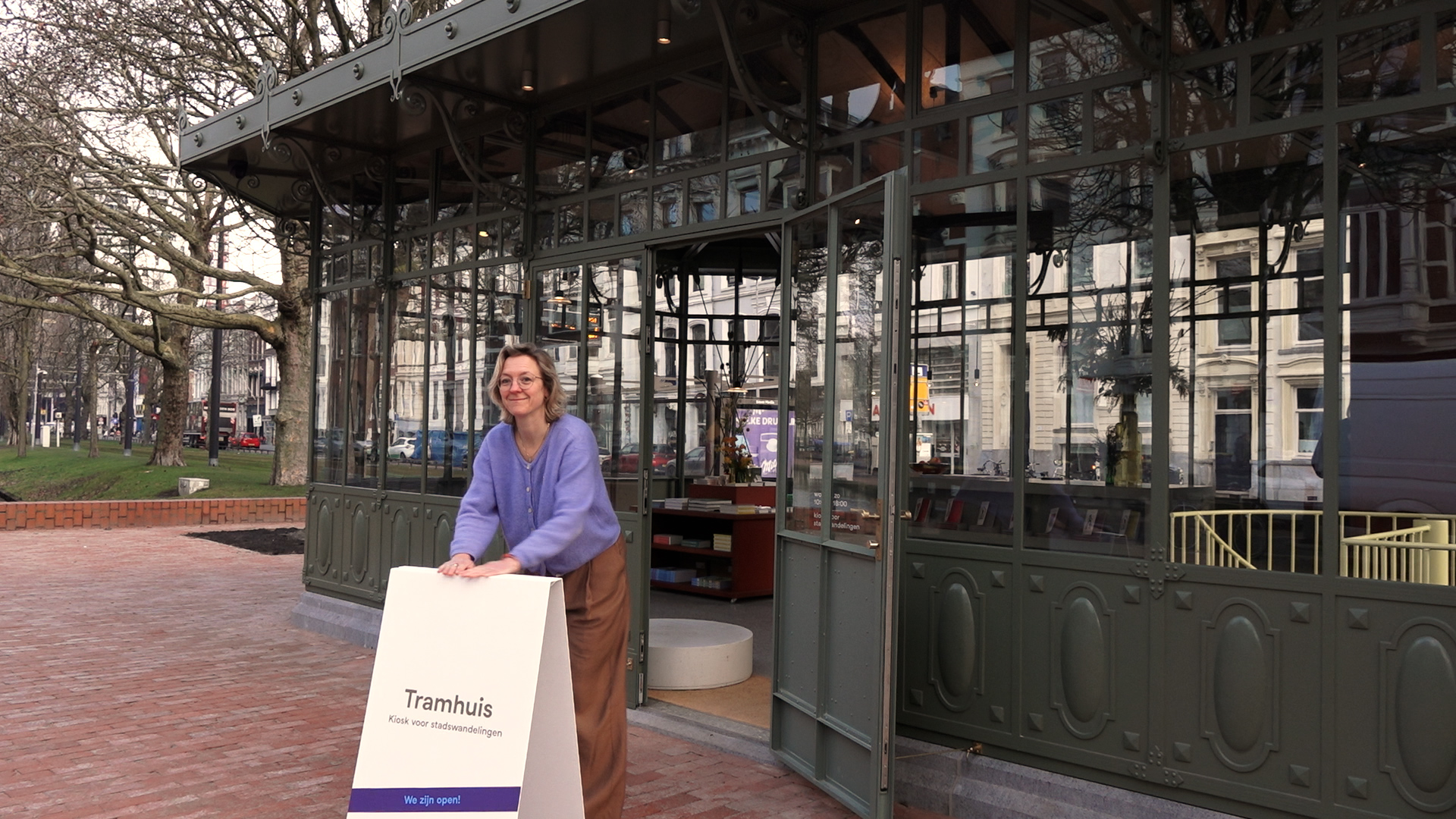 Historisch tramhuisje opent opnieuw en wordt startpunt voor stadswandelingen