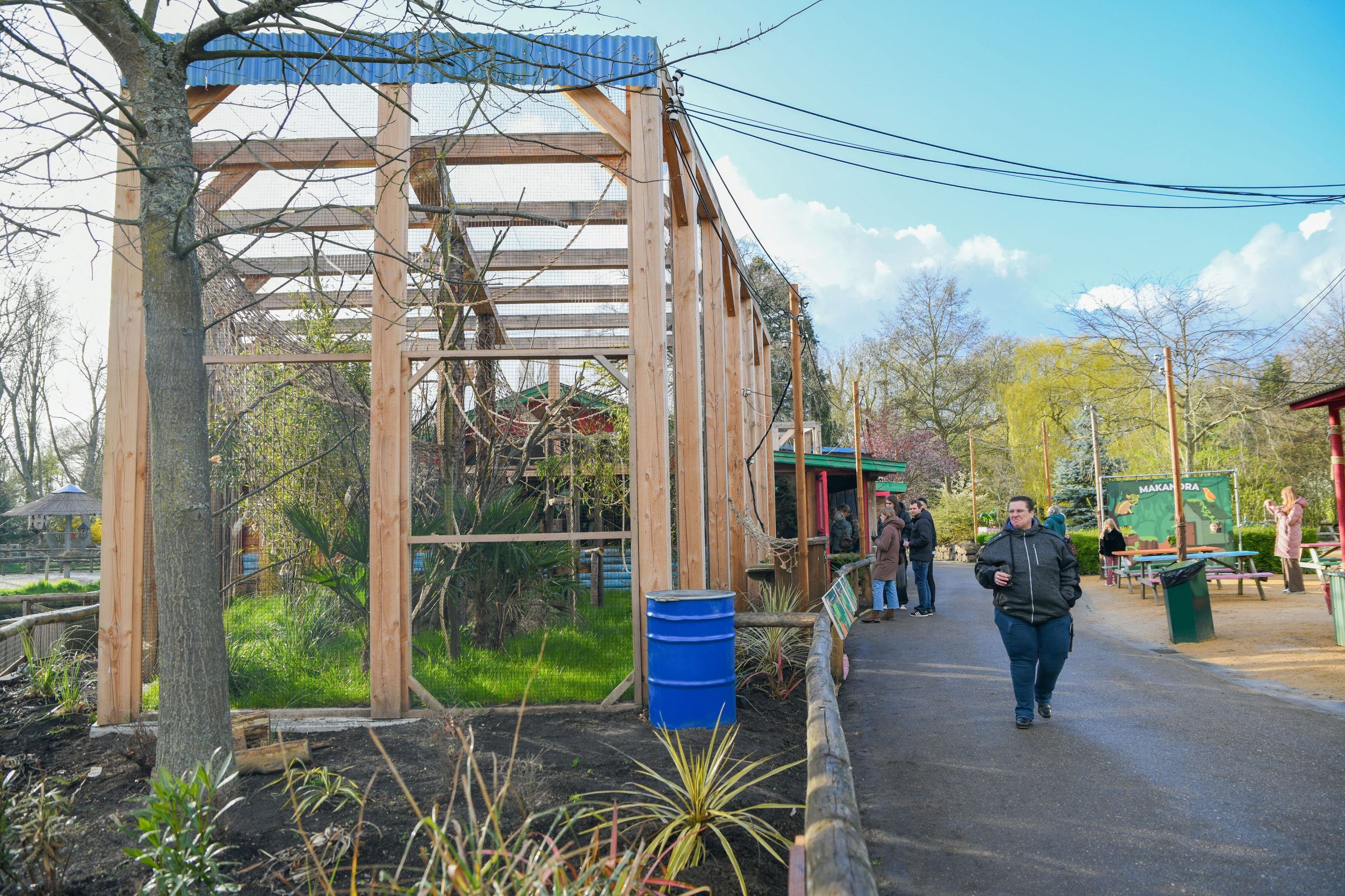Nieuw dierenverblijf Makandra in Plaswijckpark brengt vier diersoorten samen